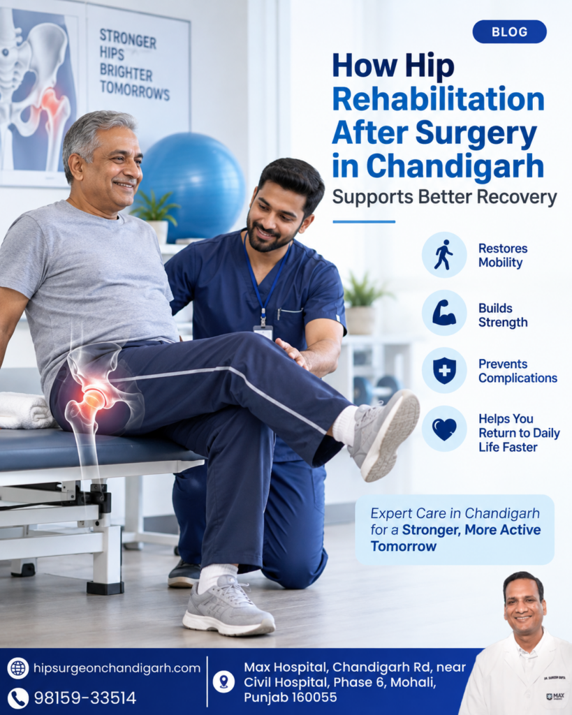 hip rehabilitation after surgery in Chandigarh